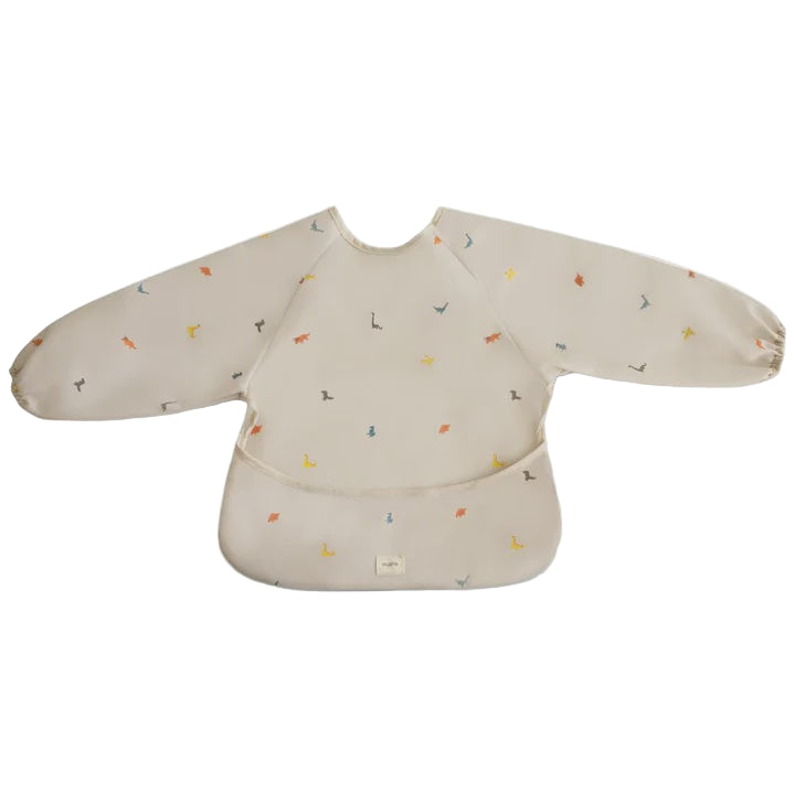 Long Sleeve Bib - Dinosaurs | Mushie