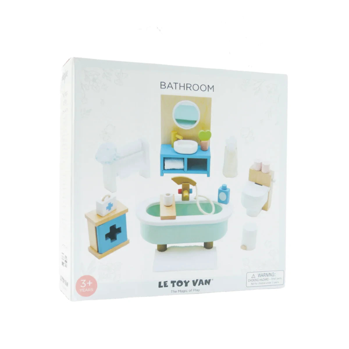 Wooden Dolls house Bathroom Furniture | Le Toy Van