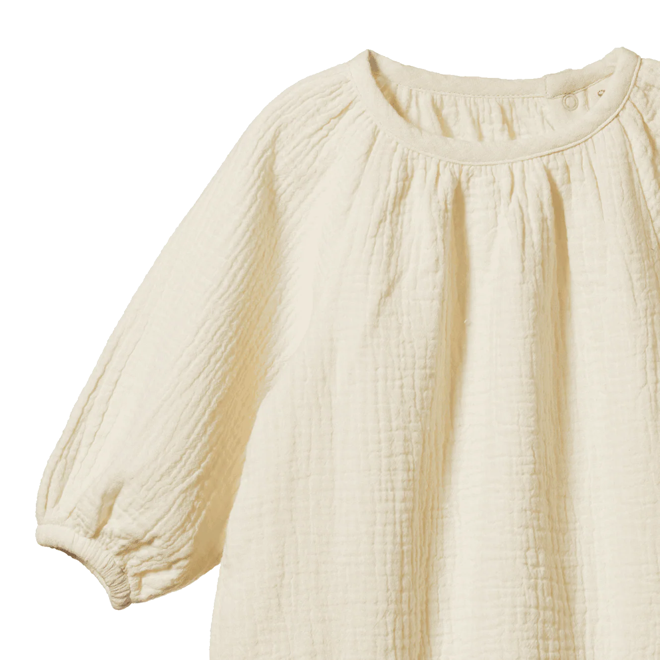 MEADOW BODYSUIT MUSLIN - Natural | Nature Baby