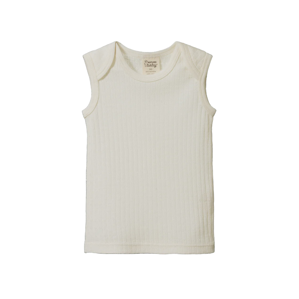 Merino Singlet Pointelle - Natural | Nature Baby