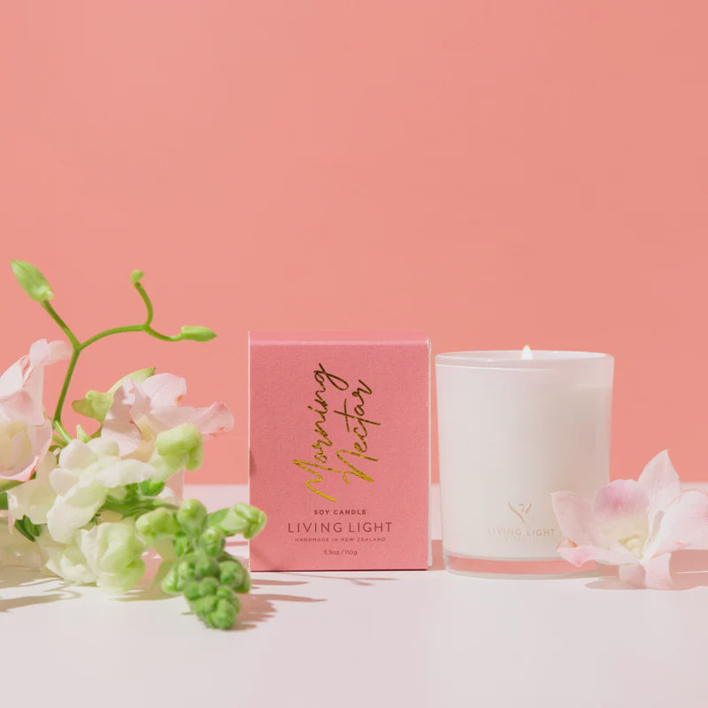 Morning Nectar Soy Candle Large | Living Light