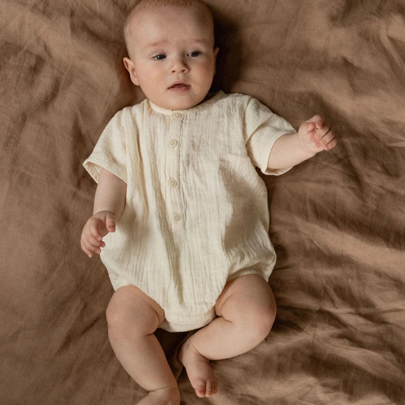 MONTY SUIT MUSLIN - Natural | Nature Baby