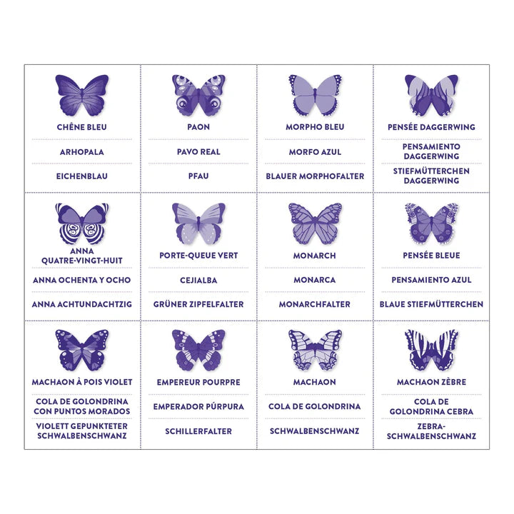 Butterflies Shaped Memory Match | Mudpuppy