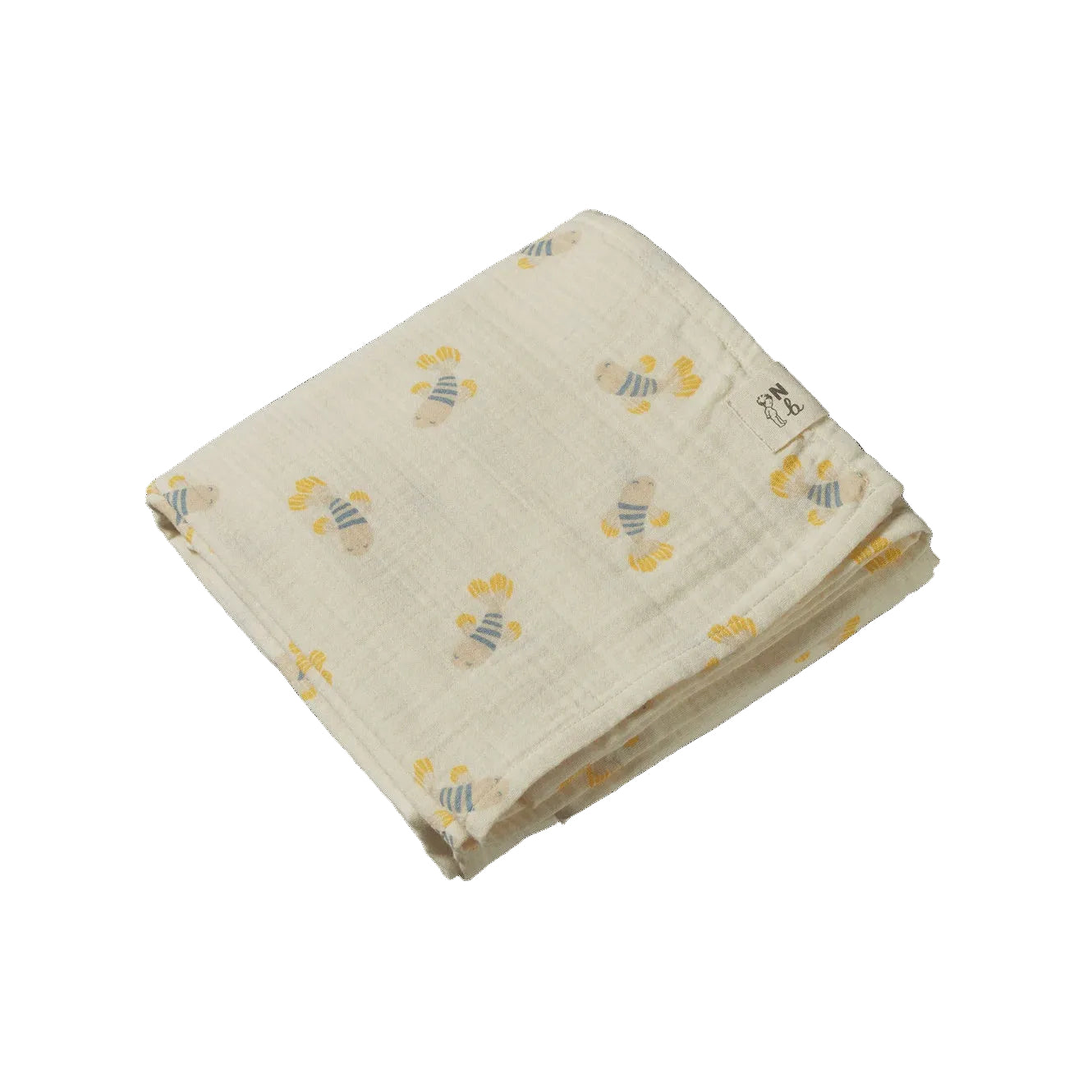 MUSLIN WRAP - Fish Fable Print | Nature Baby