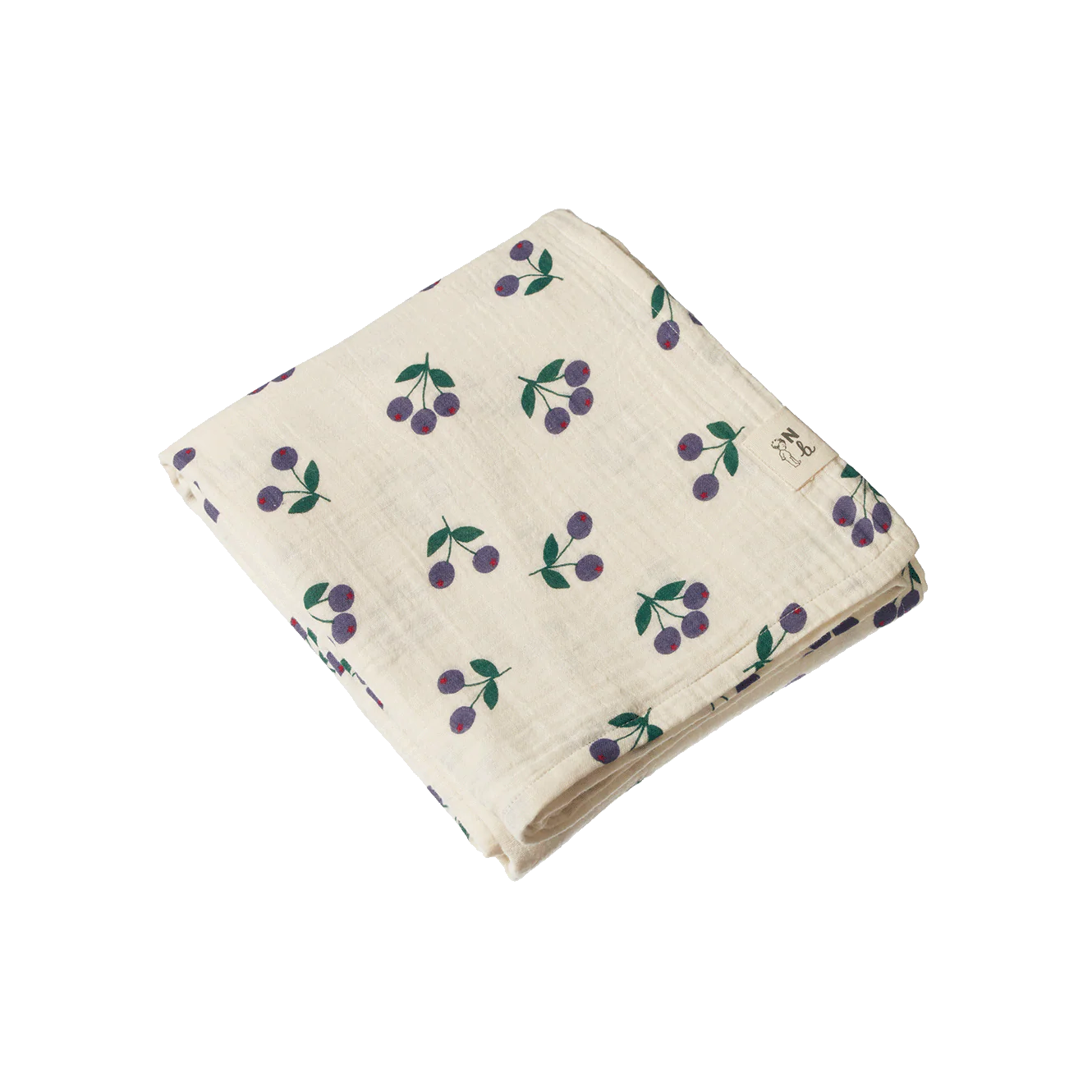 MUSLIN WRAP - Winter Berry Natural Print | Nature Baby