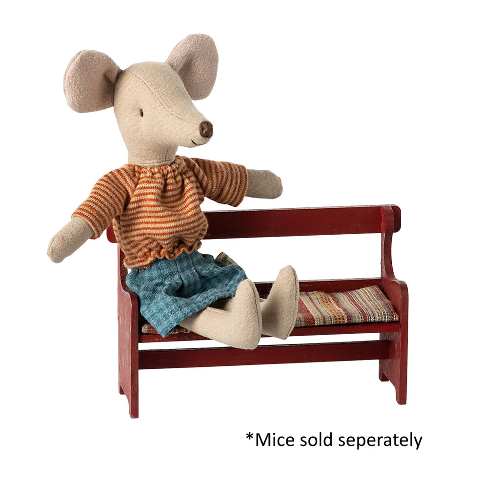 Bench Mouse - Red | Maileg