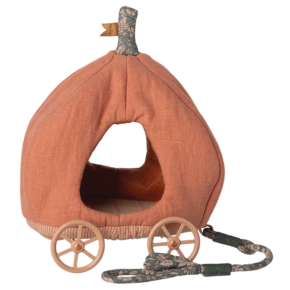 Pumpkin Carriage Mouse | Maileg