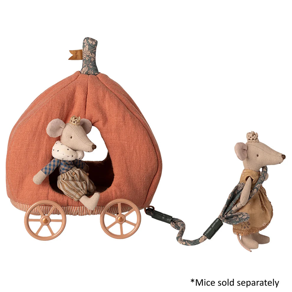 Pumpkin Carriage Mouse | Maileg