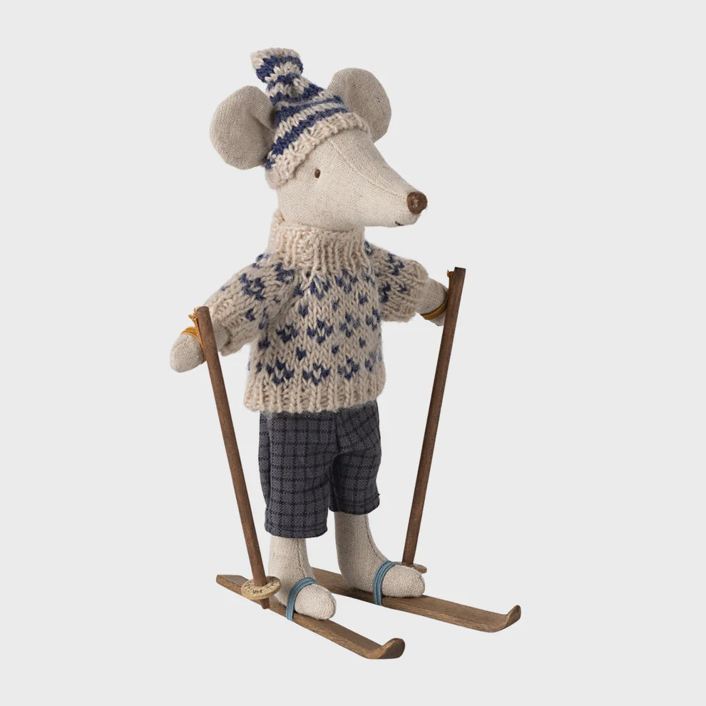 Winter Mouse Dad Ski Set 2024 | Maileg