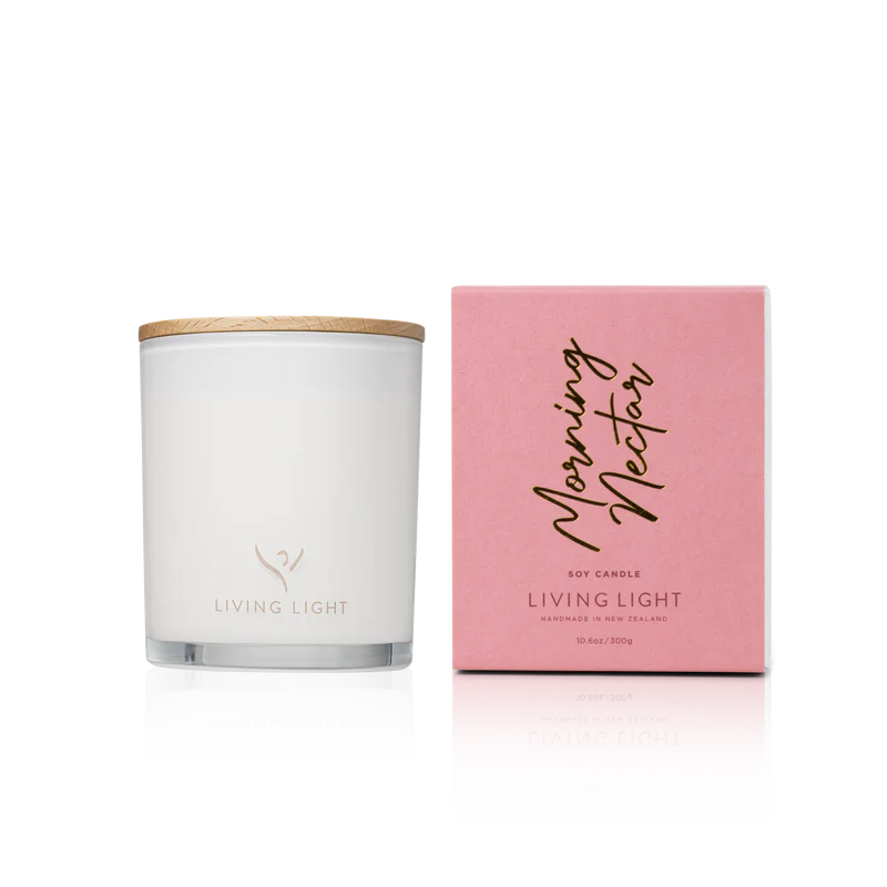 Morning Nectar Soy Candle Large | Living Light