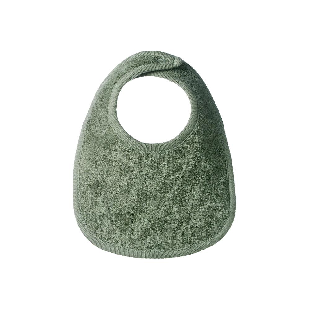 DRIBBLE BIBS 3 PACK - Nettle Pinstripe/Natural/Nettle, 0-6M | Nature Baby