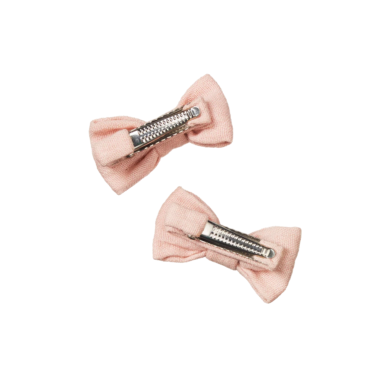 BOW HAIR CLIPS 2 PACK - Rose Dust | Nature Baby