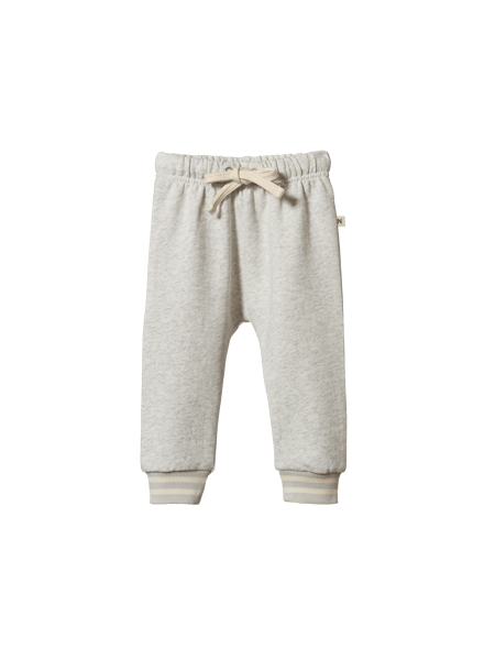 SUNDAY TRACK PANTS - Light Grey Marl | Nature Baby