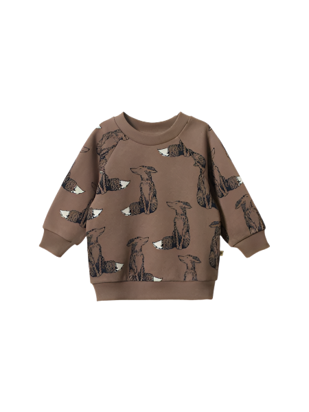 Emerson Sweater || Foxy Club Print | Nature Baby