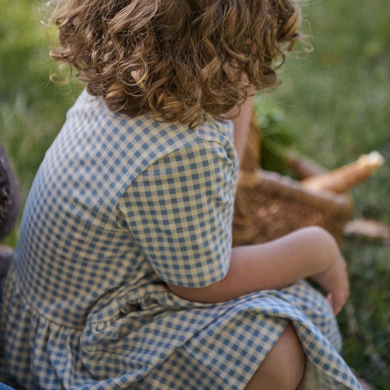 SATURDAY DRESS - Blue Gingham | Nature Baby