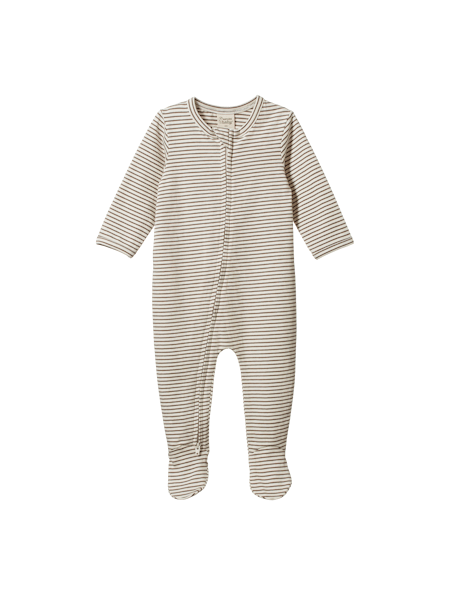 DREAMLANDS SUIT - Mushroom Pinstripe | Nature Baby