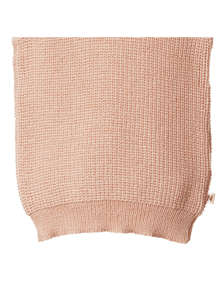 Merino Wool Knit Vest Rose Dust Chunky Knit |Nature Baby