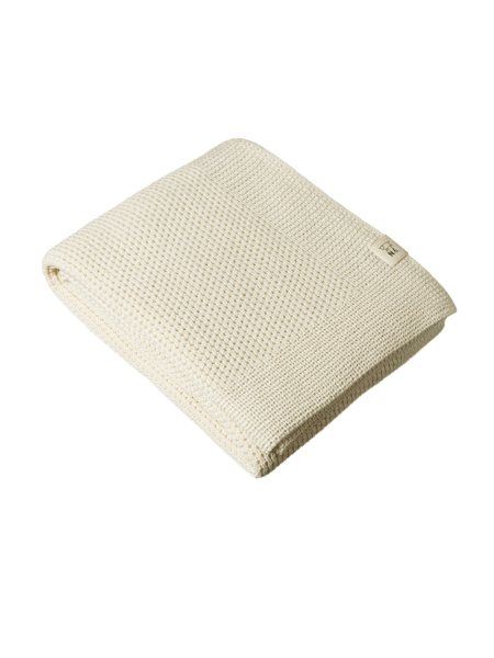 Merino Knit Blanket Bassinet Natural |Nature Baby