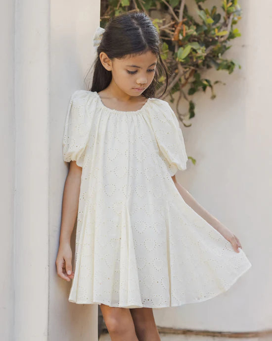 Maia Dress - Heart Eyelet | Noralee