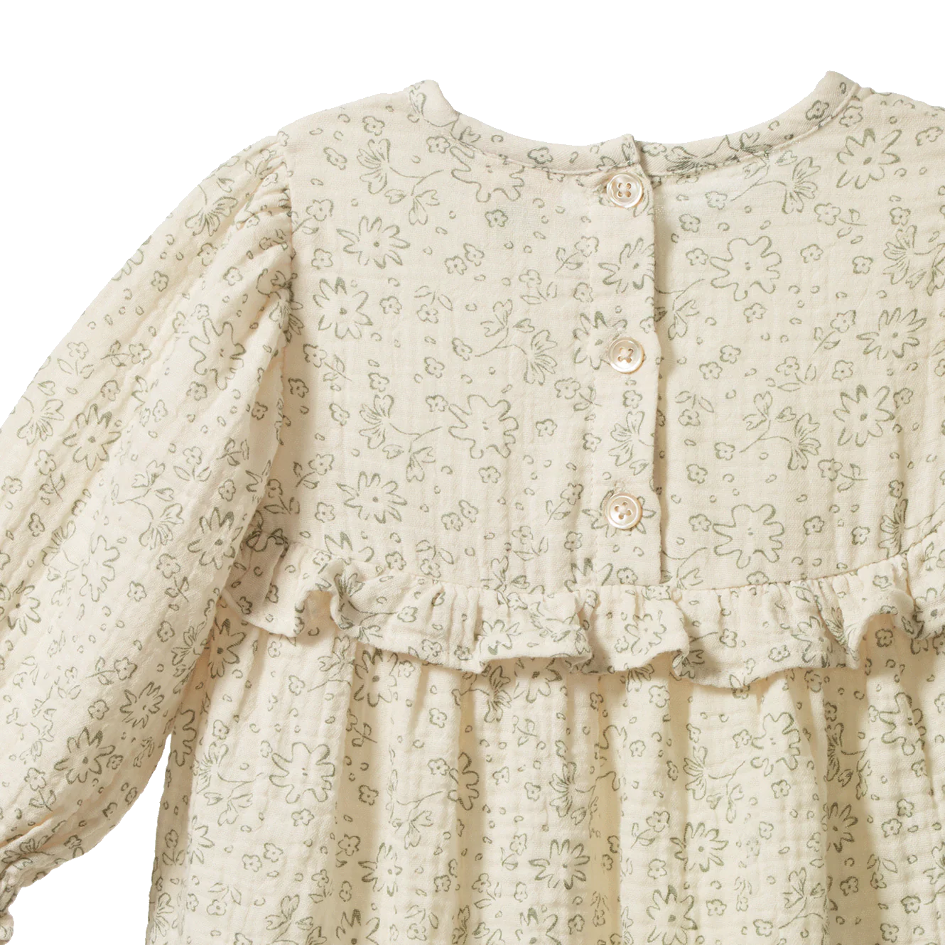NORA DRESS MUSLIN - Bloomsbury Print | Nature Baby