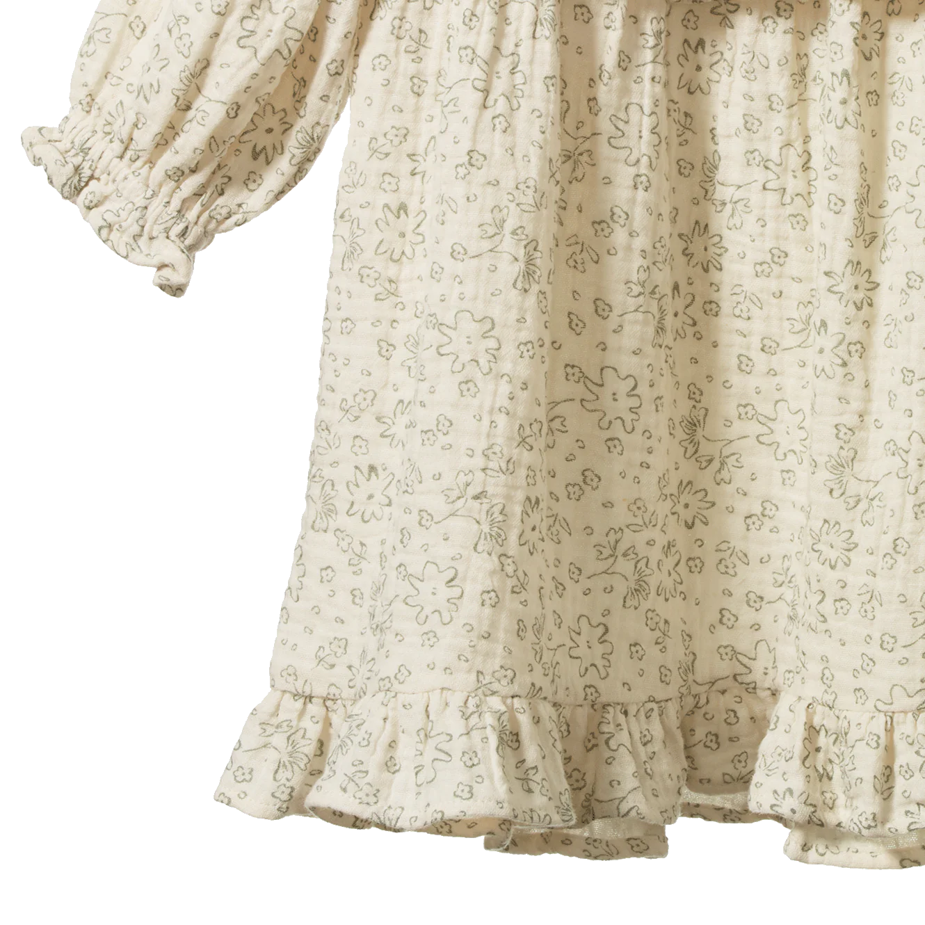 NORA DRESS MUSLIN - Bloomsbury Print | Nature Baby