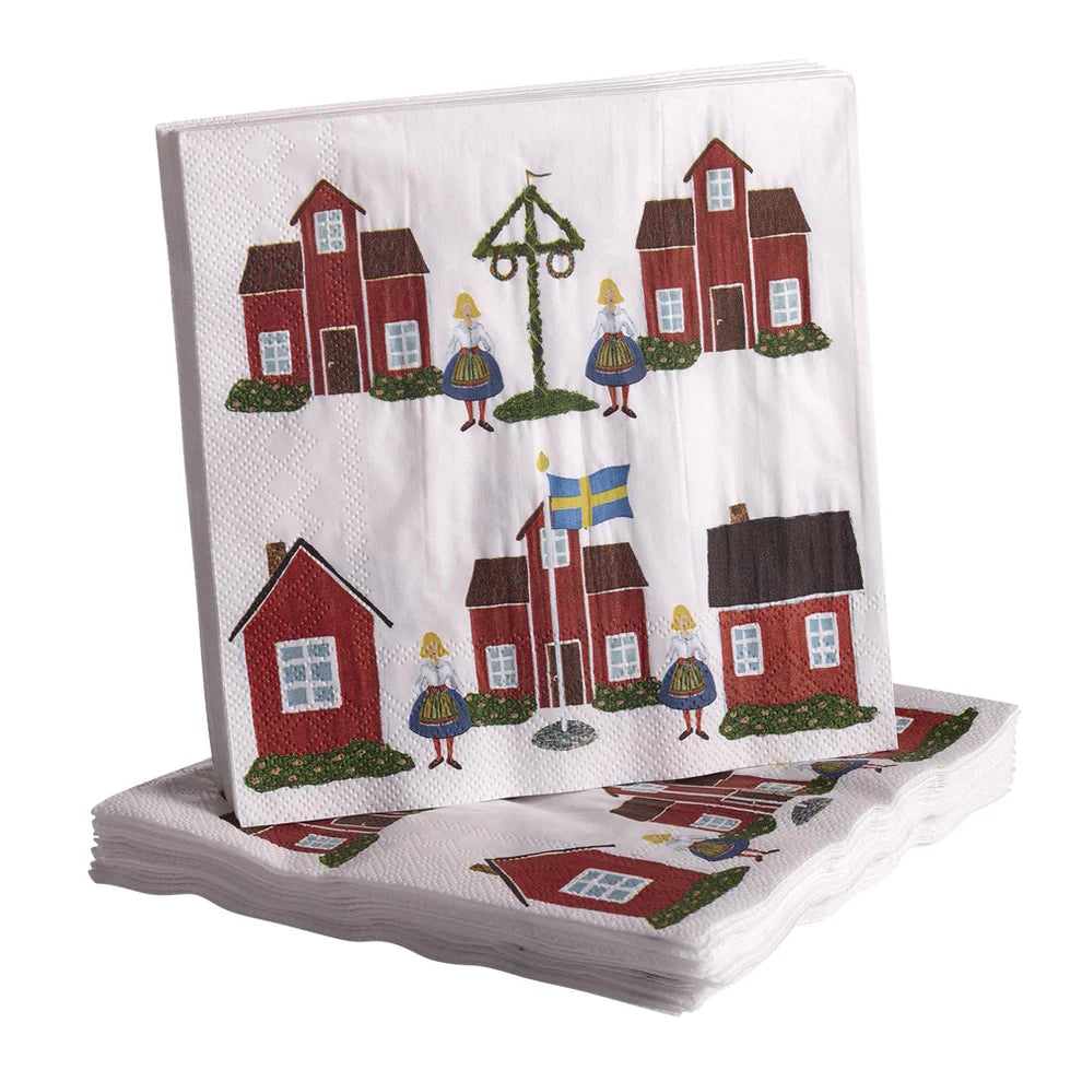 A Taste Of Sweden Napkins - 33x33 | Naasgransgarden