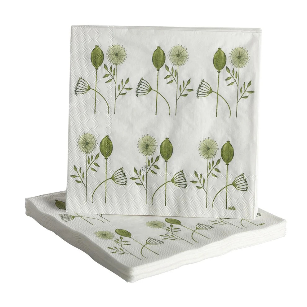 Seed Green Napkins - 33x33 | Naasgransgarden