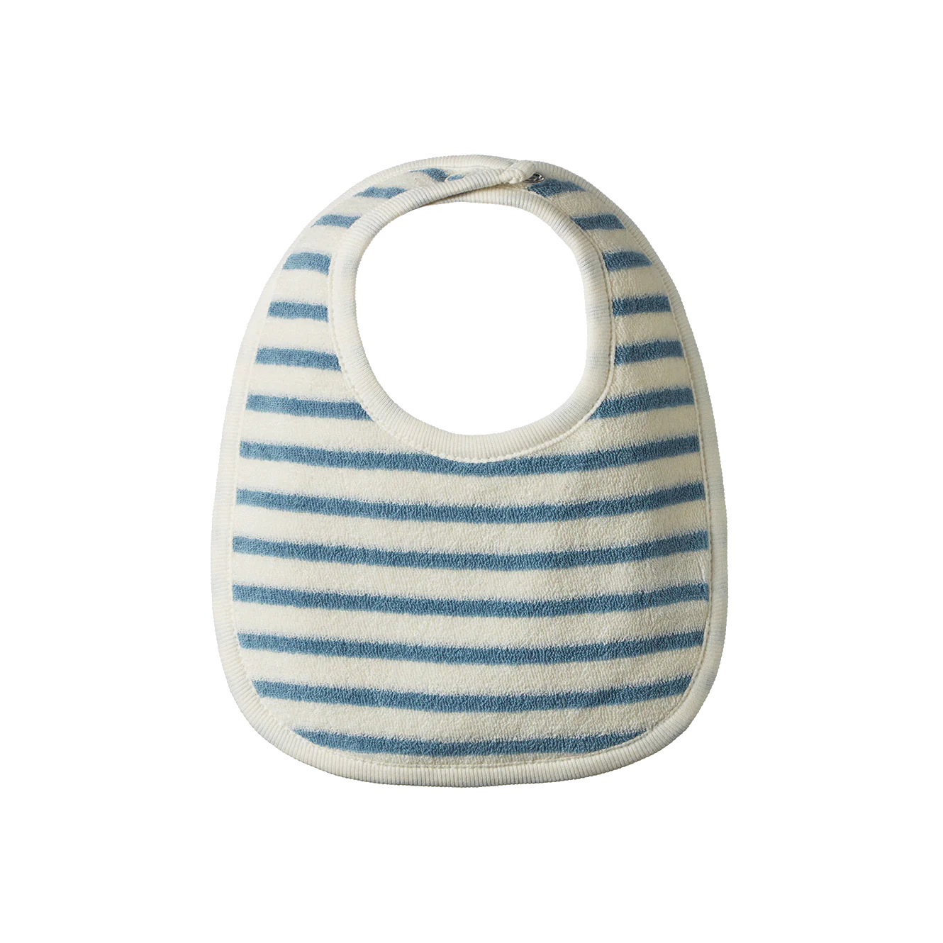 Dribble Bibs 3Pc - Powder Blue/Natural - 0-6M | Nature Baby