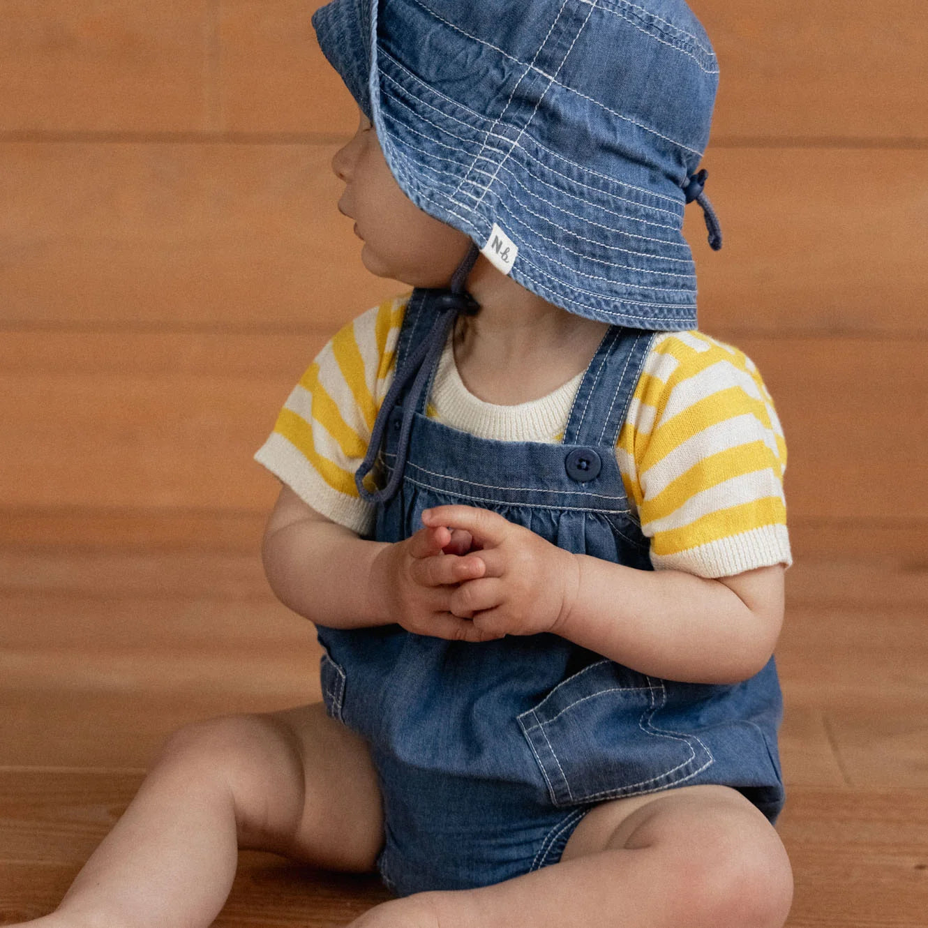 REN BODYSUIT - Sunny Sea Stripe | Nature Baby