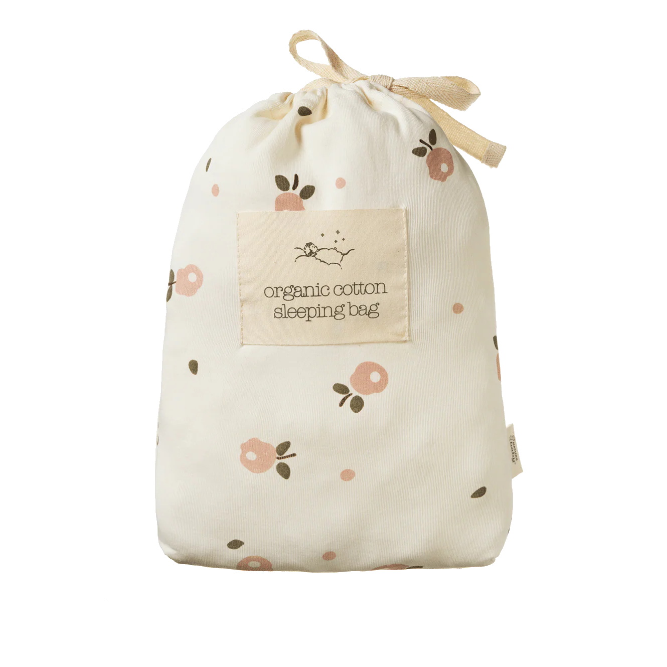 Organic Cotton Sleeping Bag | Posey Blossom Rose Print | Nature Baby