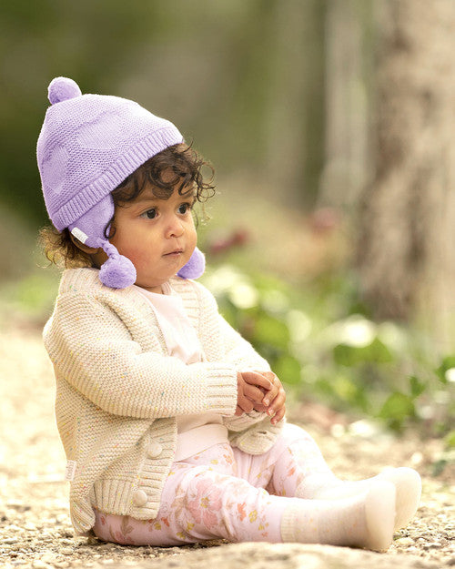 Amethyst - Organic Earmuff Heart | Toshi