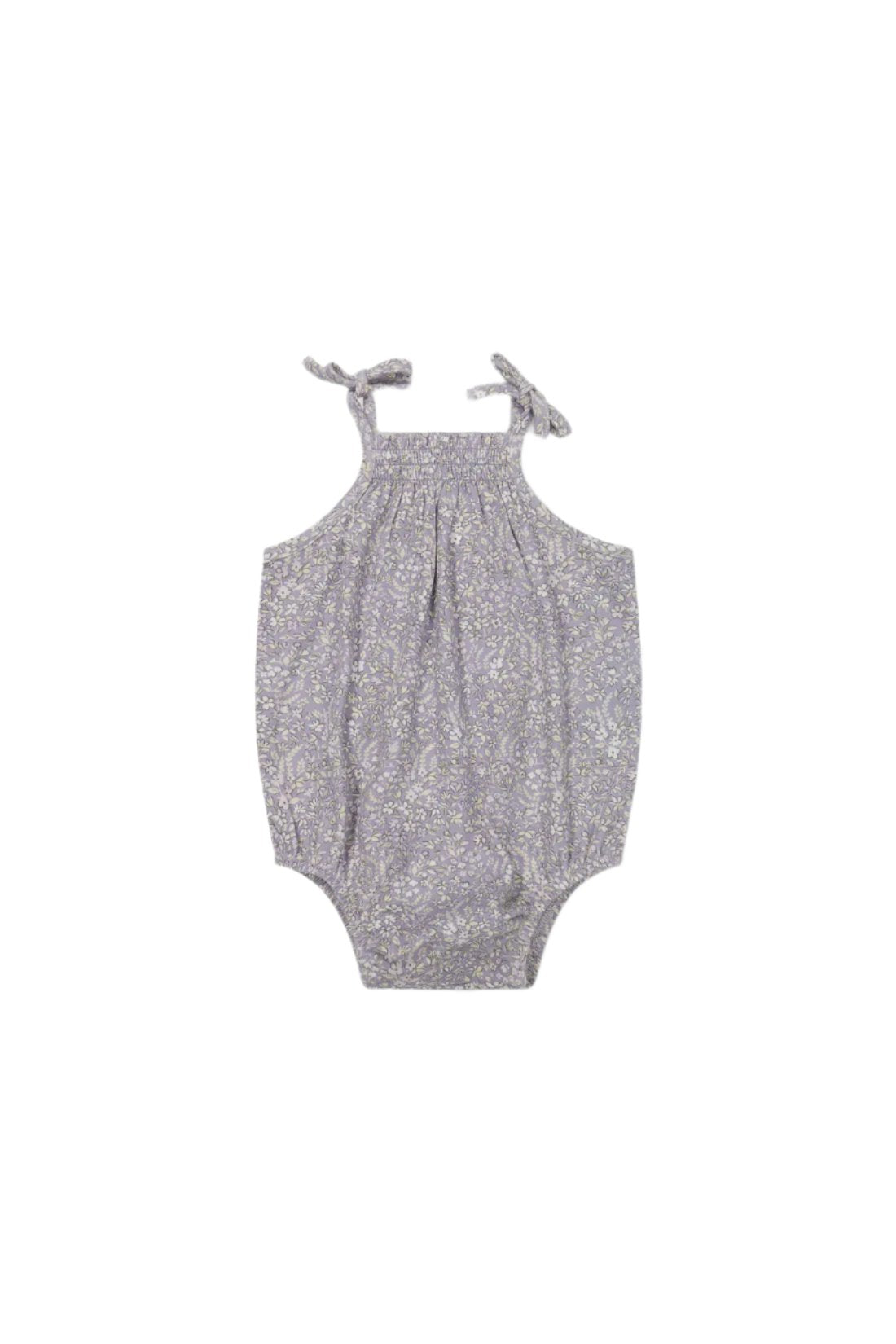 Organic Cotton Cassie Playsuit - April Lilac | Jamie Kay