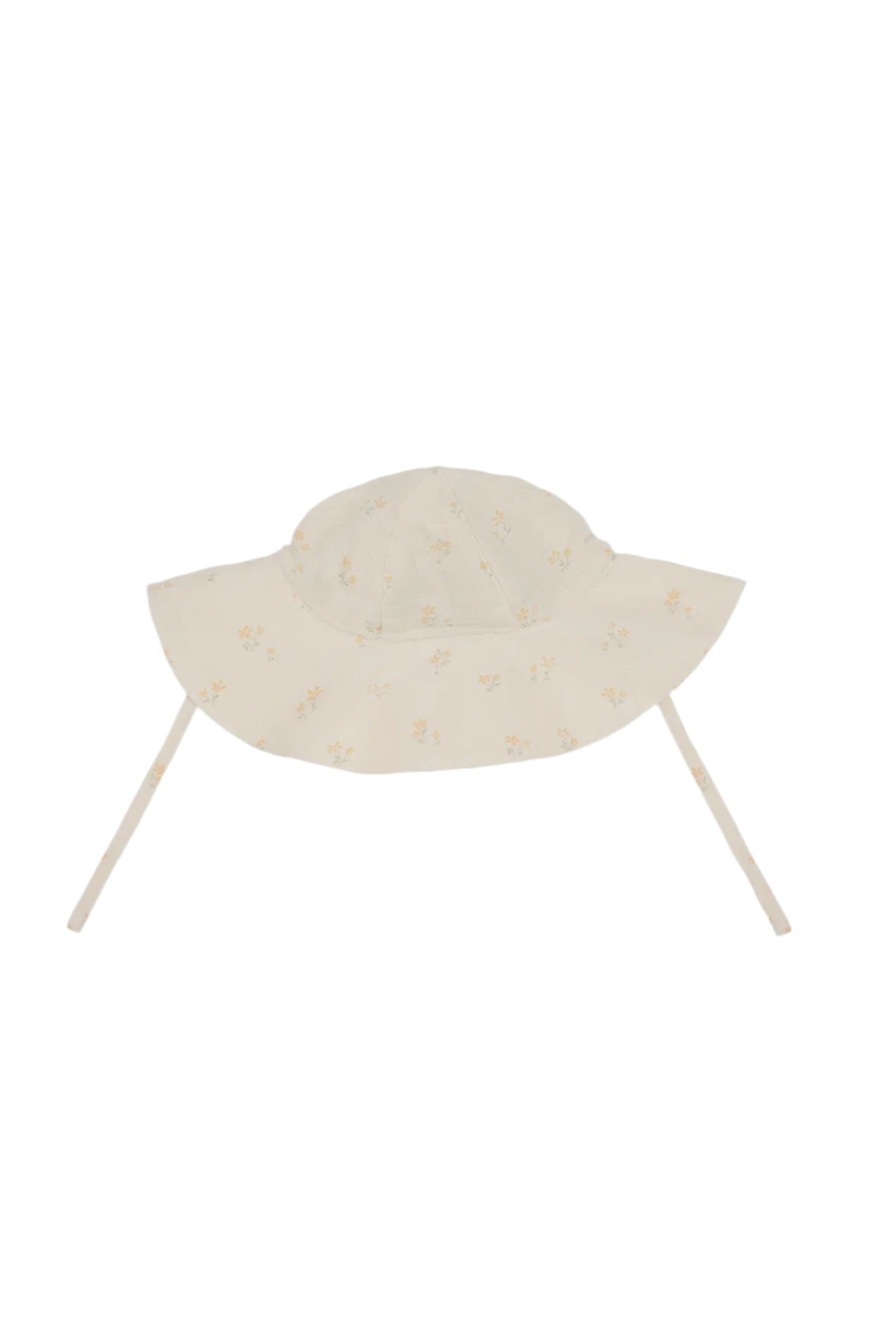 Organic Cotton Muslin Noelle Hat - Pauline Chamomile | Jamie Kay