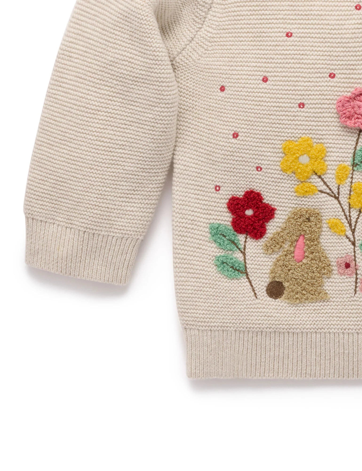 Woodland Jumper - Wheat Melange | Purebaby