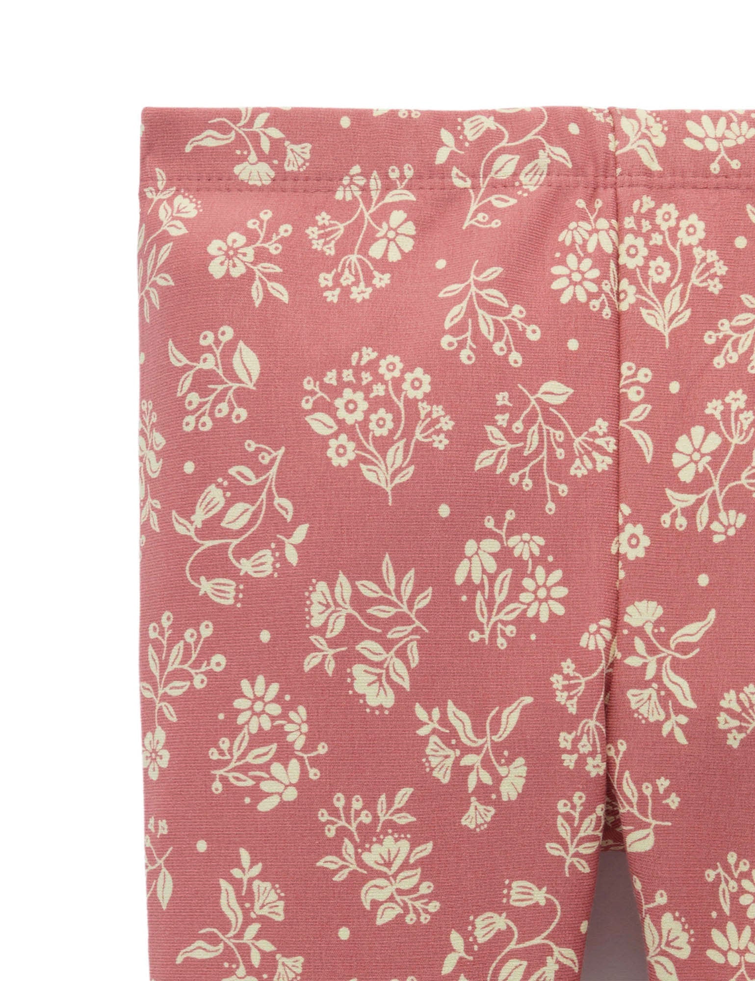Thick Leggings with Pockets - Silhouette Floral | Purebaby
