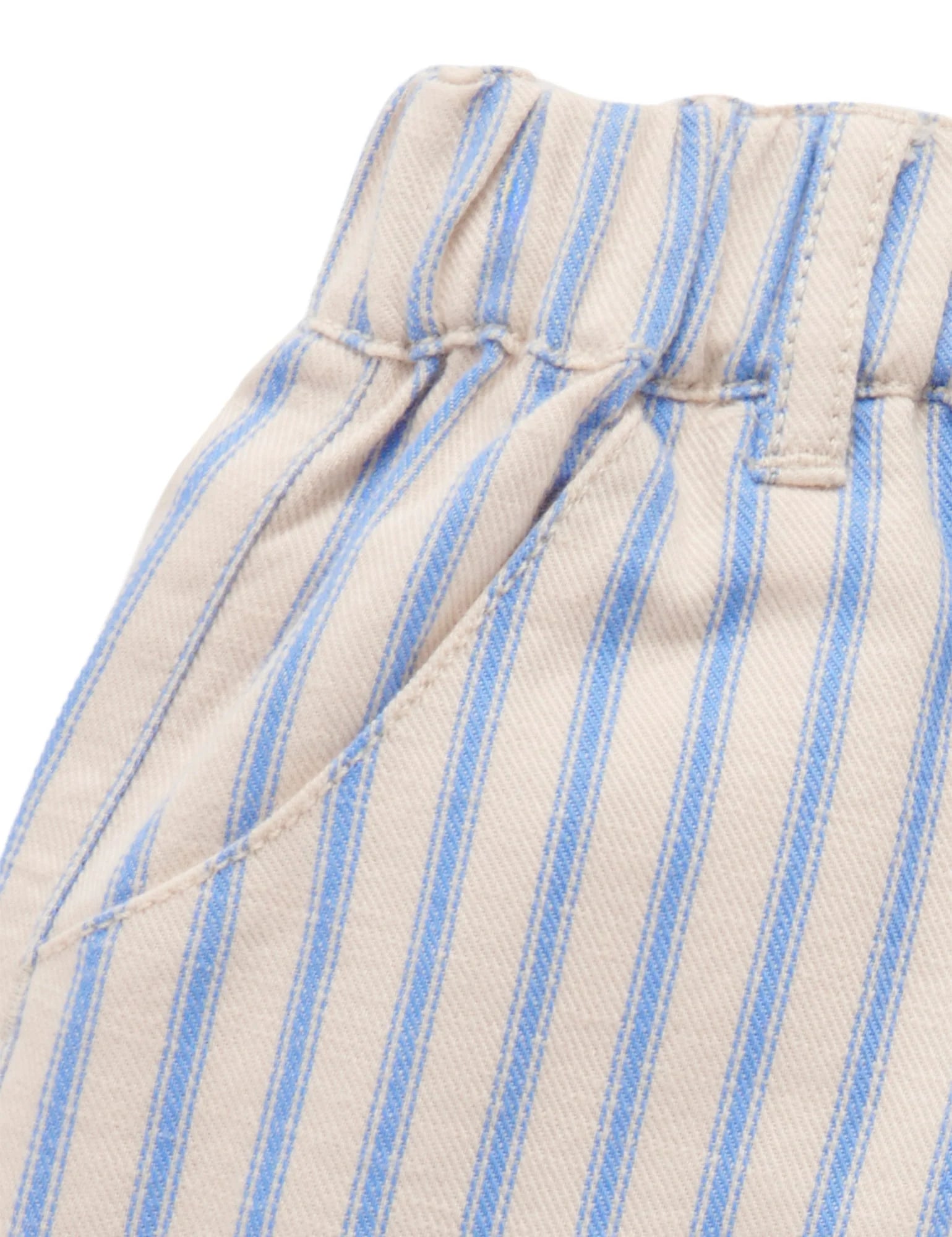 PULL ON STRIPED SHORT | Purebaby