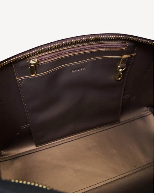 Tabby Shoulder Bag - Espresso + Bronze | Saben