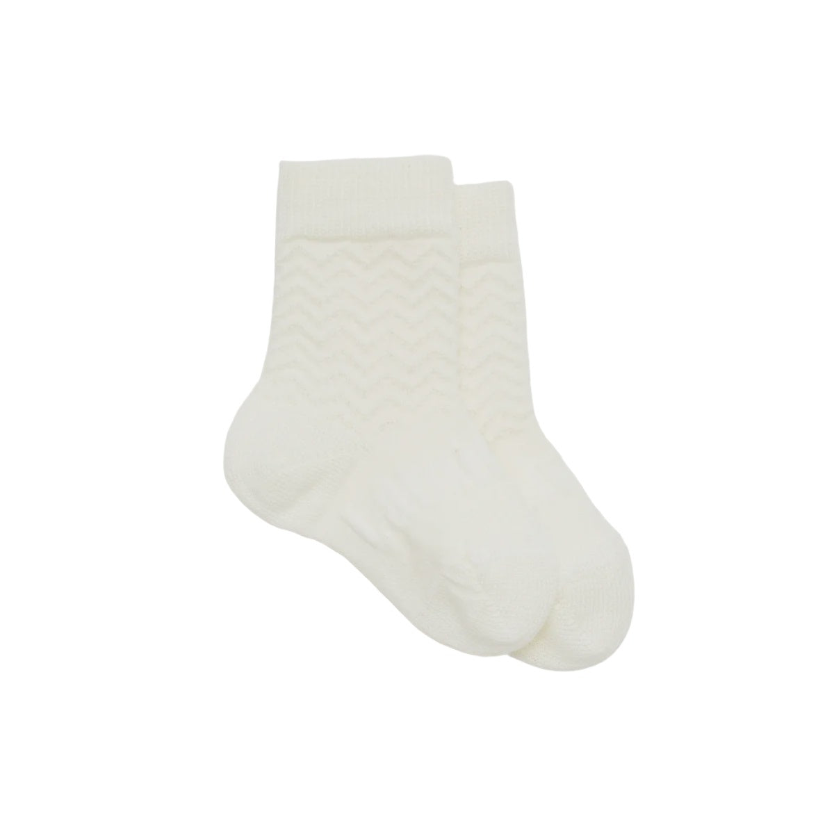 Merino Wool Crew Socks | BABY | Pearl | Lamington Socks