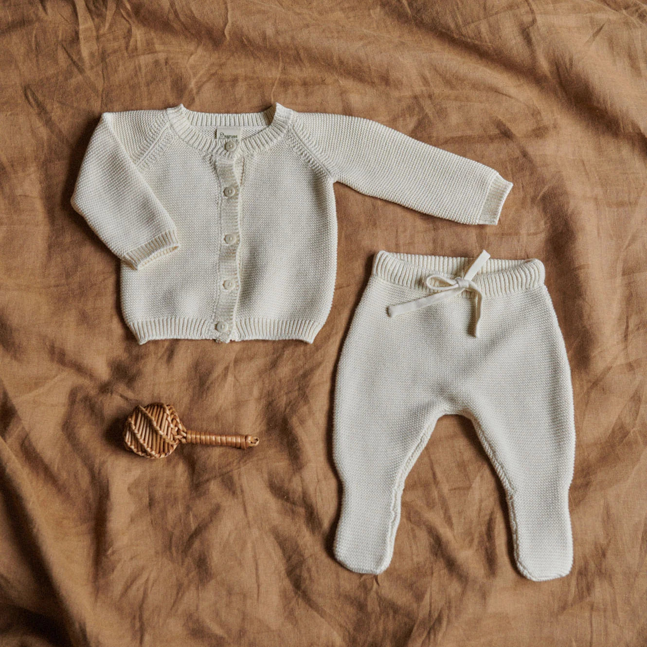 PEPI CARDIGAN - Natural | Nature Baby