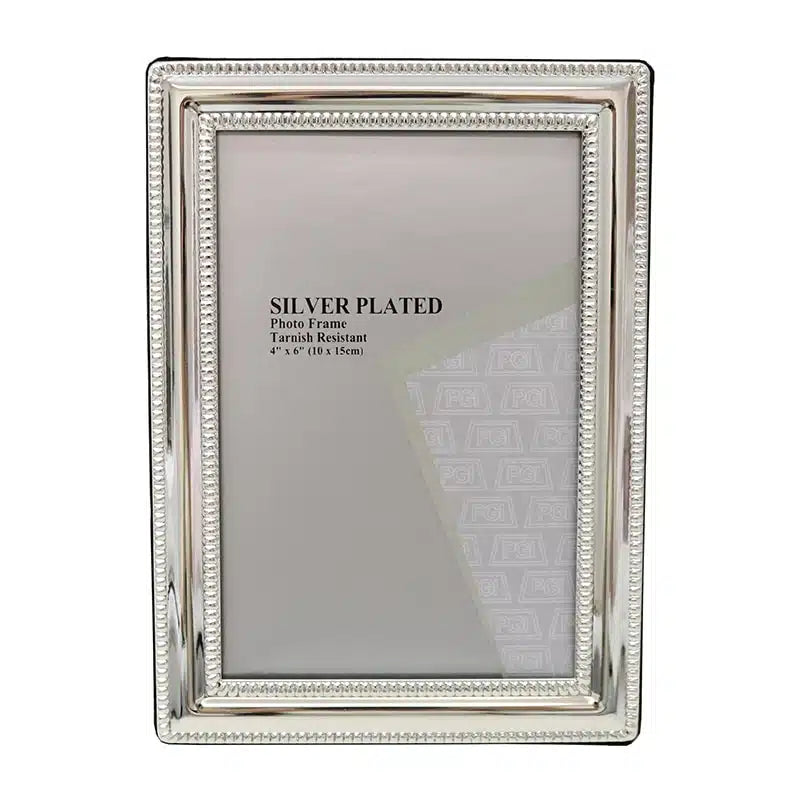 Silver Plated Dainty 6×4" Picture Frame | Le Forge