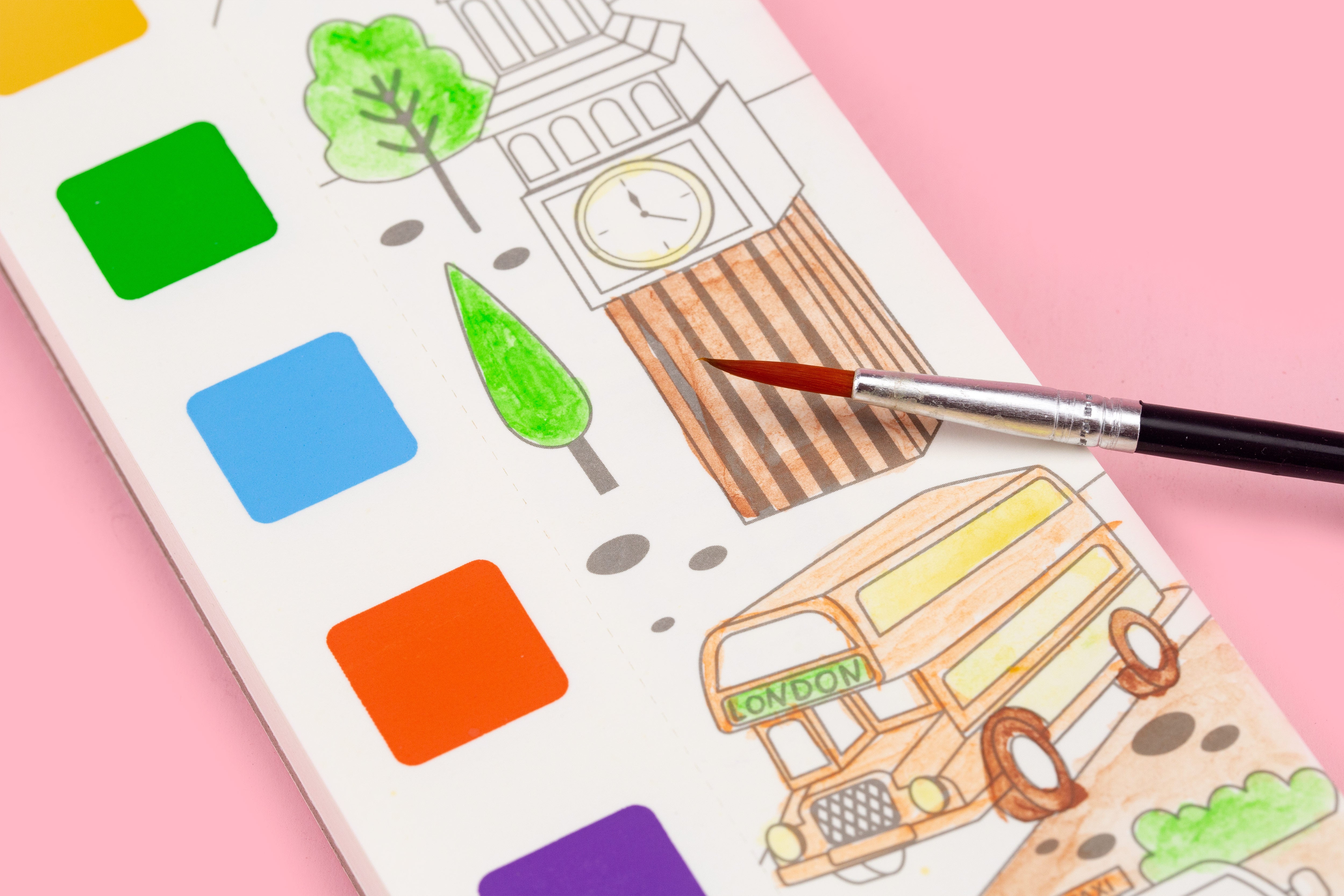 Pocket Water Colour Painting Book - Travel Around the World | MierEdu