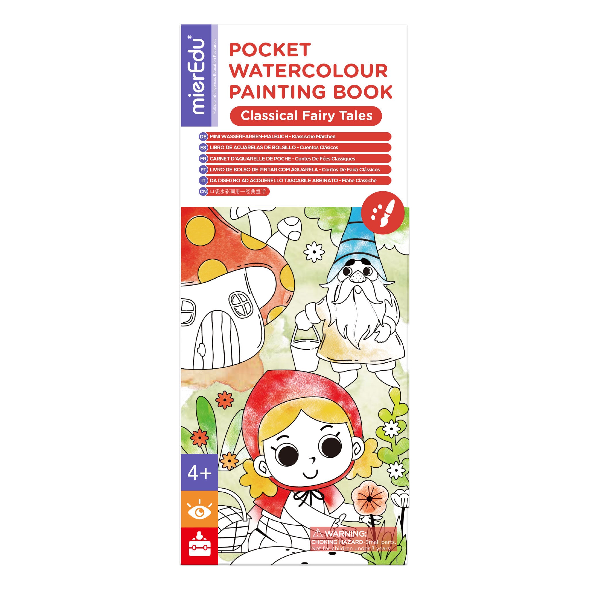 Pocket Water Colour Painting Book - Classical Fairy Tales | MierEdu