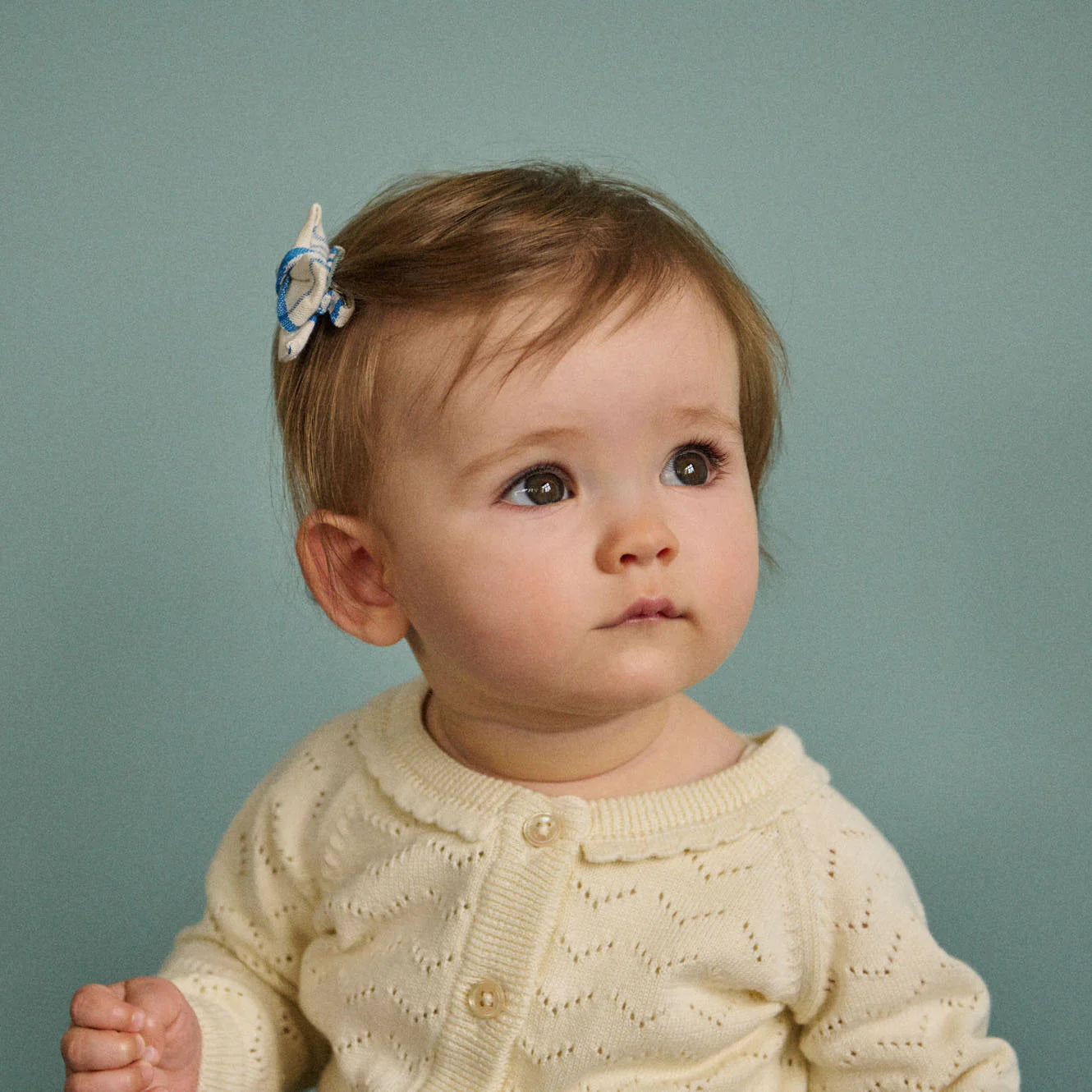 PIPER CARDIGAN. Natural Pointelle | Nature Baby