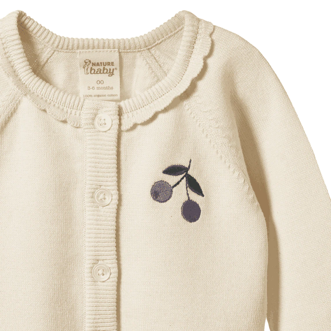 PIPER CARDIGAN - Winter Berry | Nature Baby