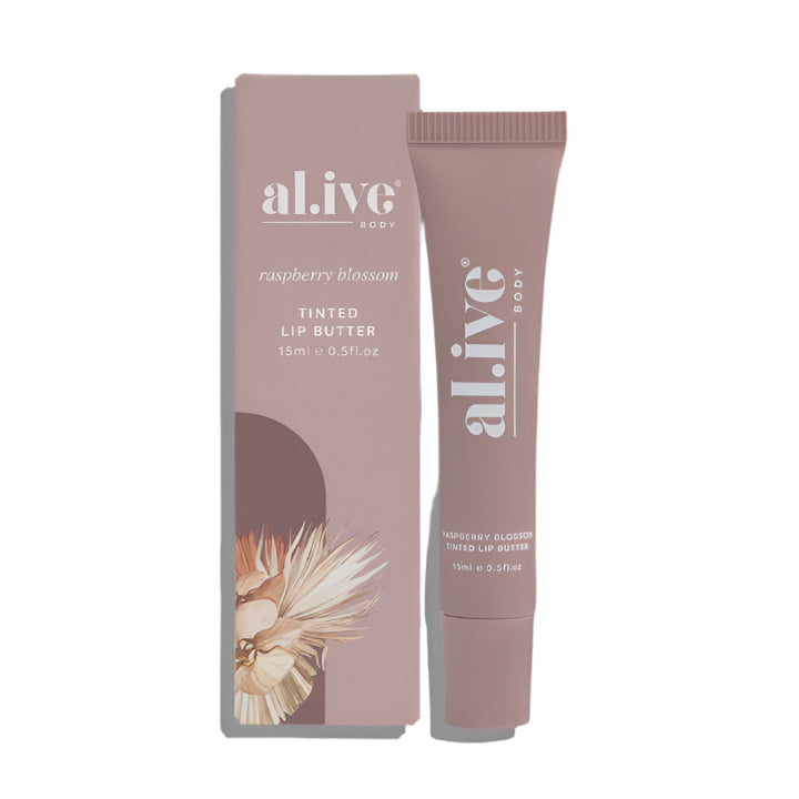 tinted lip butter - raspberry blossom | Al.ive