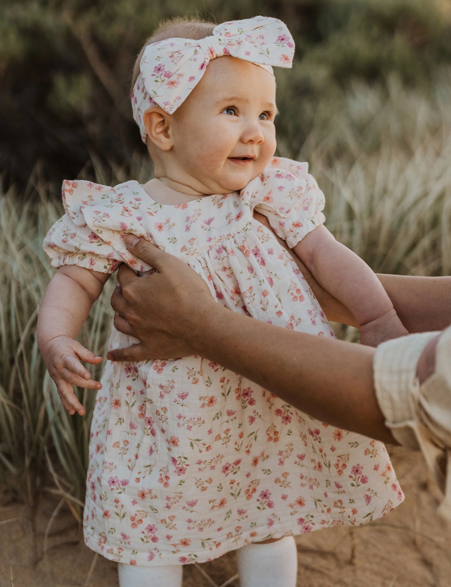 SEASIDE DRESS - SEASIDE FLORAL | Purebaby