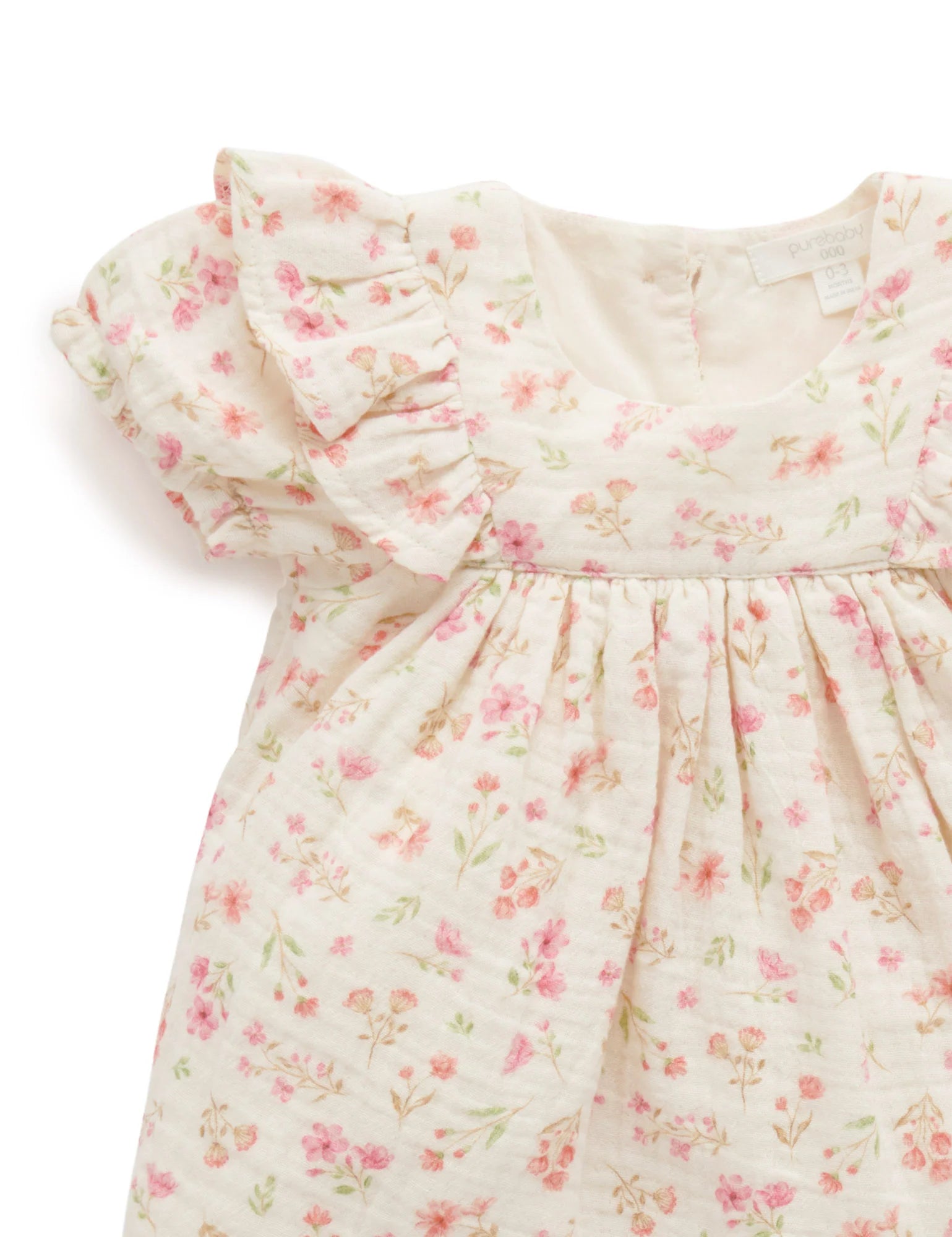 SEASIDE DRESS - SEASIDE FLORAL | Purebaby