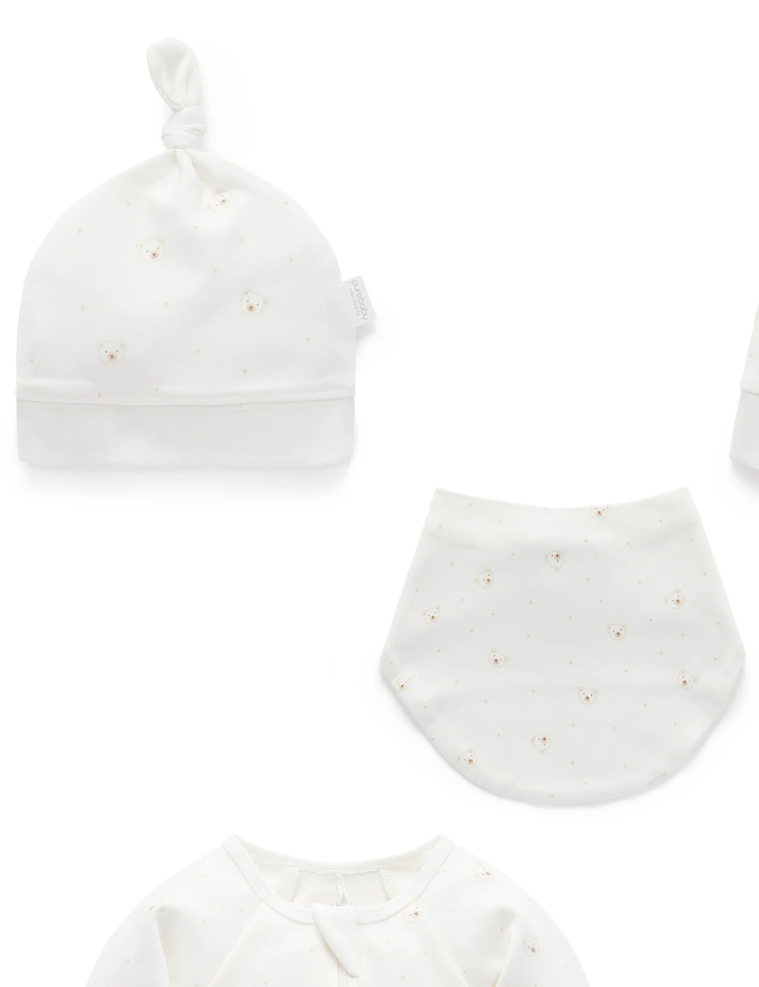 Vanilla Bear Welcome Baby Pack | Purebaby