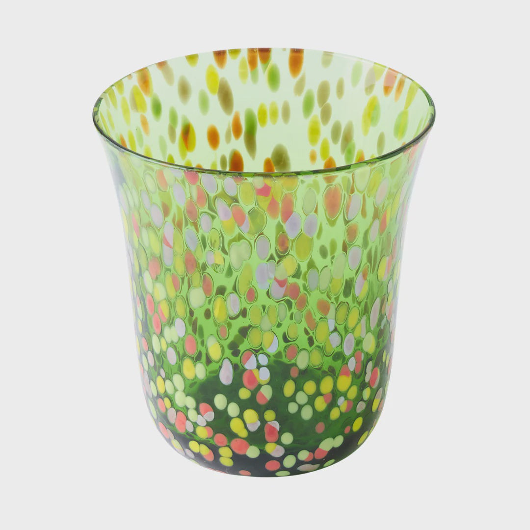 Tumbler Glass 2P Set - Garden Soiree Speckle | Kip & Co