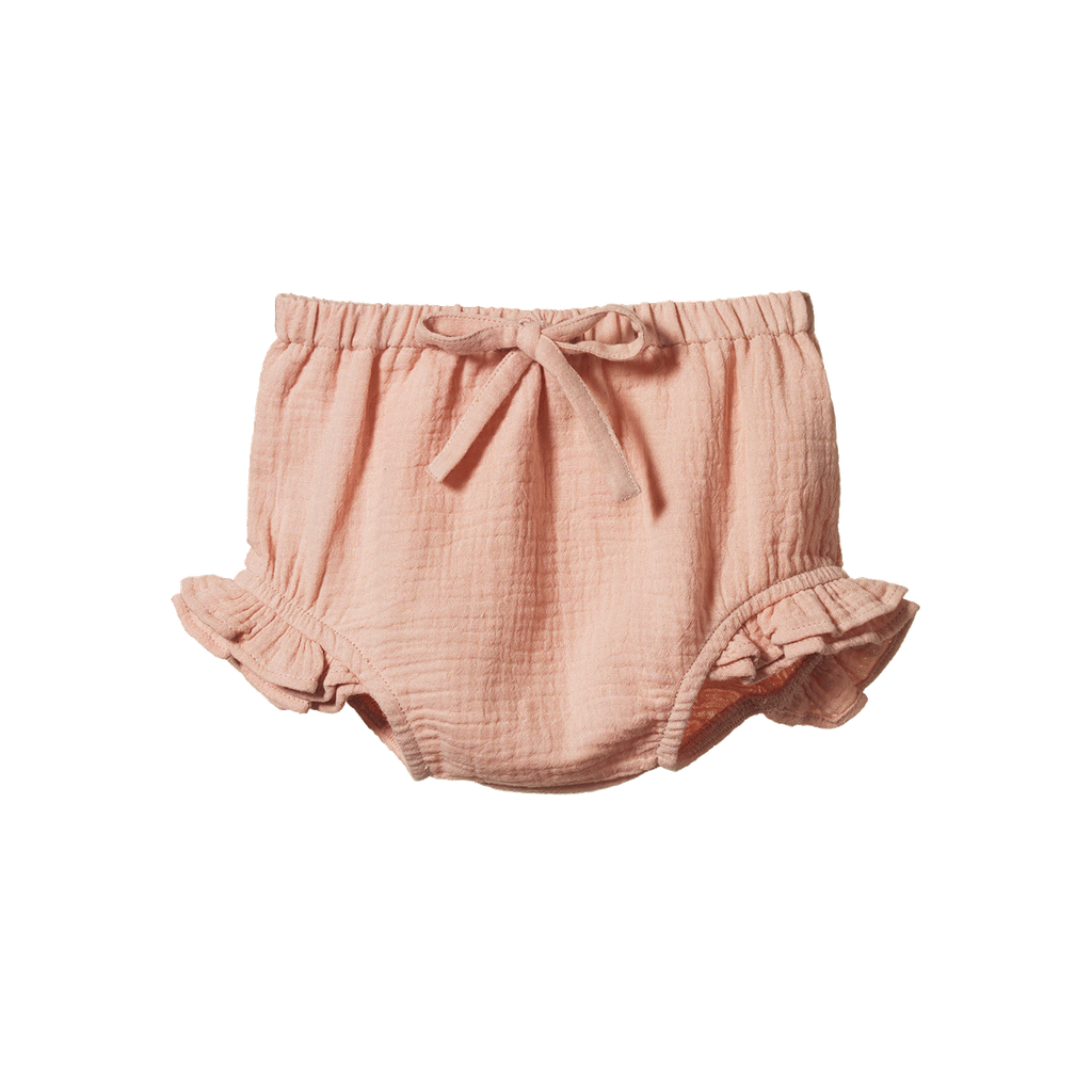 PETAL BLOOMERS MUSLIN. Rose Dust | Nature Baby